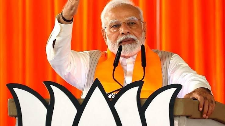 “India is Being Destroyed By the INDIA Bloc’s One-Year, One-PM formula: Narendra Modi.”